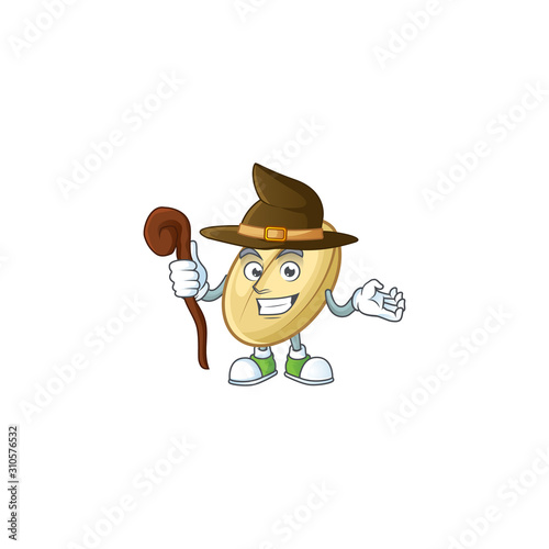 Happy Face Witch split bean cartoon character style