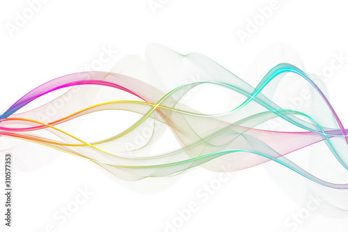 abstract multicolored waves