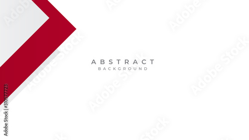 Free Download Modern Simple Red White Abstract Background Presentation Design - GFXLoad