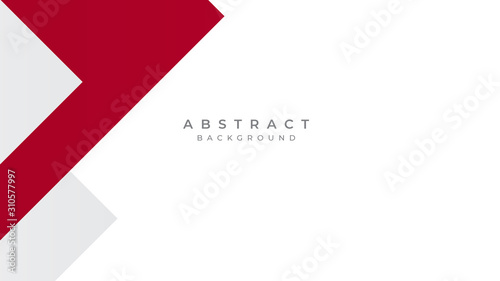 Free Download Modern Simple Red White Abstract Background Presentation Design - GFXLoad