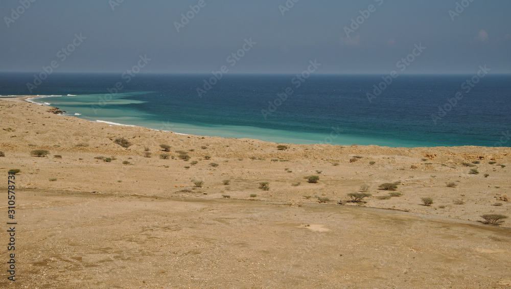 Beautiful seascape of Oman, Arabian Peninsula