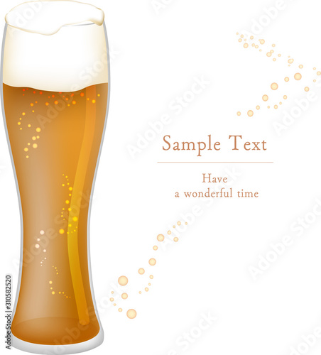 黒ビール_ご当地ビール_地ビール_グラス_ベクター_イラスト_お酒_アルコール