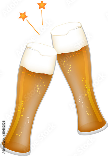 黒ビール_ご当地ビール_地ビール_グラス_ベクター_イラスト_お酒_アルコール
