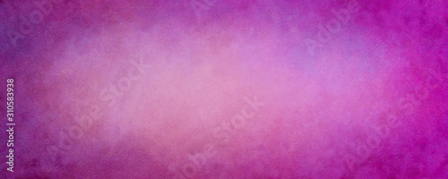 Pink background with vintage texture in purple pink and blue abstract paint design with grunge and color splash border