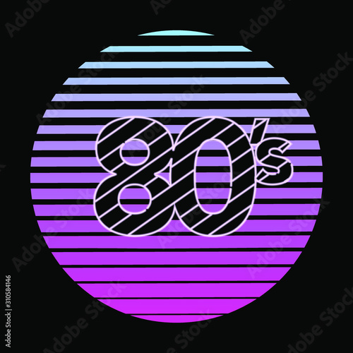 stock vector sun grid 3d futuristic synth grid illustration of retro 80's background posters style. vector illustration background.