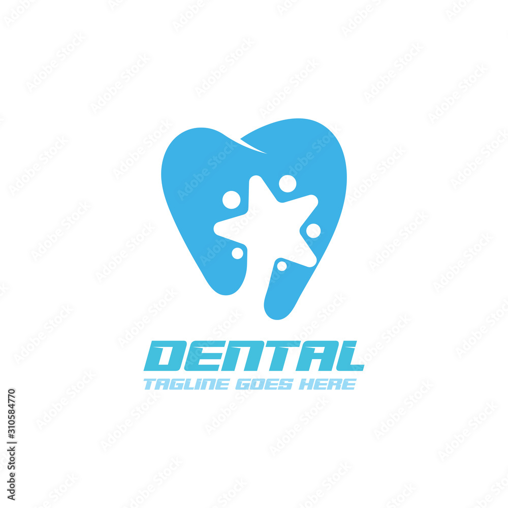 Dental care logo Template vector illustration icon design Dental care logo Template vector illustration icon design