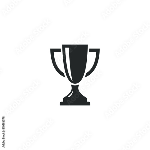 Trophy cup icon template color editable. Trophy cup award symbol vector sign isolated on white background illustration for graphic and web design.