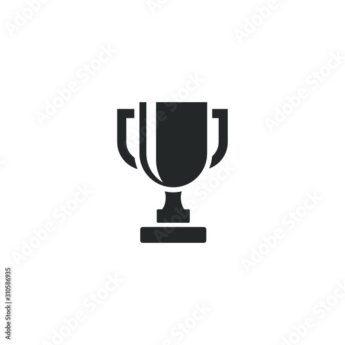 Trophy cup icon template color editable. Trophy cup award symbol vector sign isolated on white background illustration for graphic and web design.