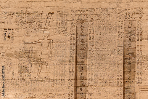 Photography Temple Medinet Habu Egypt Luxor of Ramesses III is an important New Kingdom peri