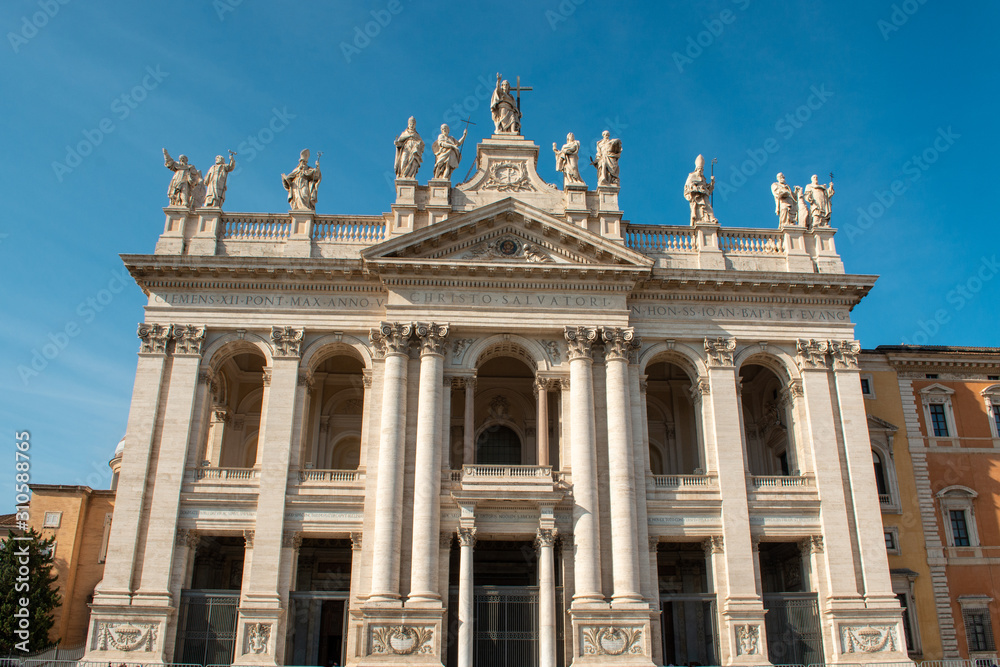 Facade of the Archbasilica of Saint John Lateran