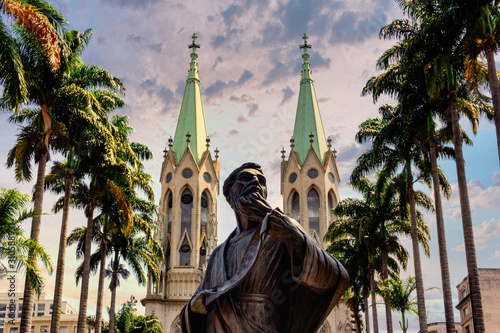 Se Cathedral, Sao Paulo, Brazil.