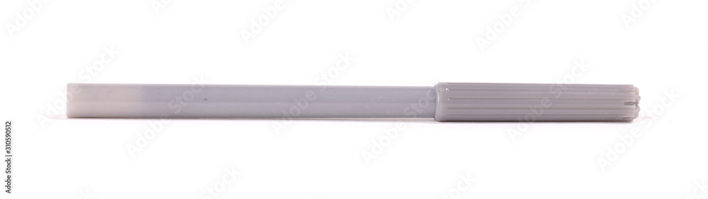 Grey felt-tip pen isolated Grey felt-tip pen isolated