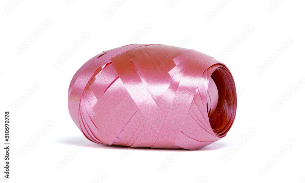 Wrapping ribbon isolated Wrapping ribbon isolated