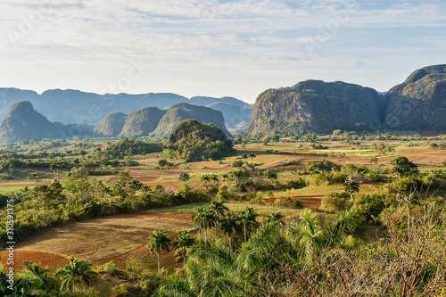 Photography The Vinales valley in Cuba is a major tobacco growing area