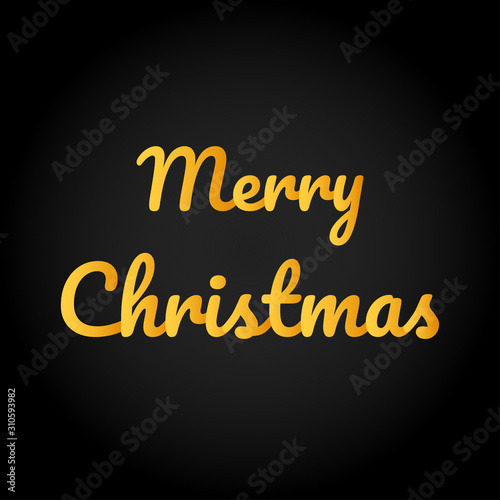  merry christmas typography illustration vector