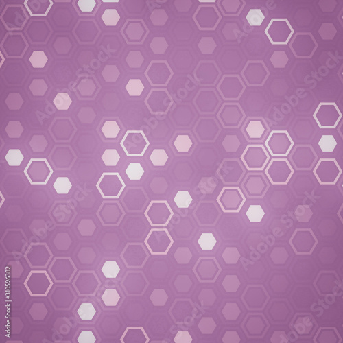 Abstract color hexagon illustration. Colorful geometric hexagon shapes elements. Technology futuristic illustration.