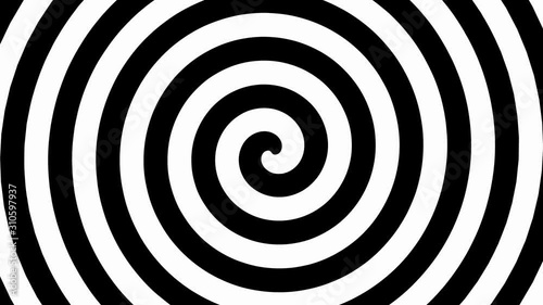 Spiral shape motion dynamic animated hypnotic optical illusion photo