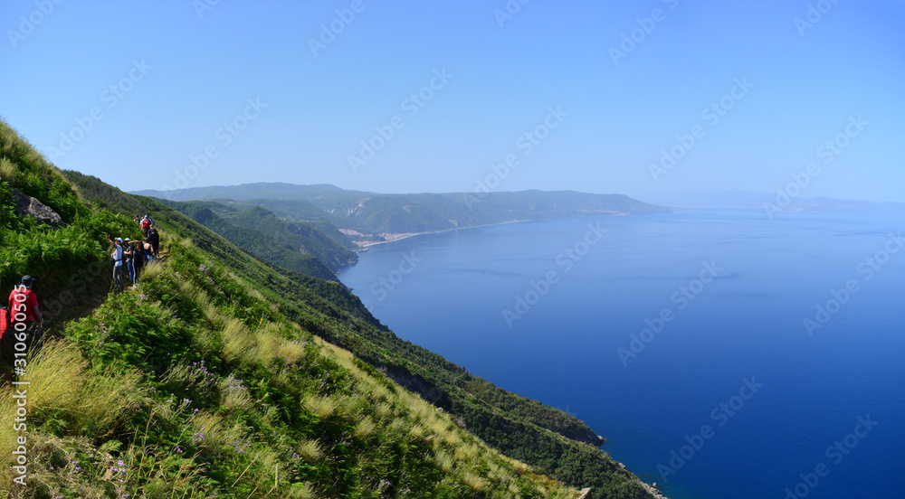 Fototapeta premium Panoramica dal Tracciolino