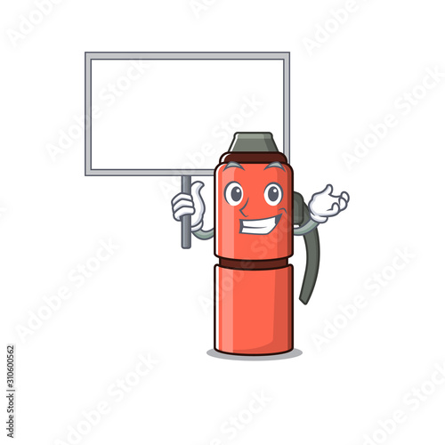Thermos bottle Scroll cute cartoon character bring a board