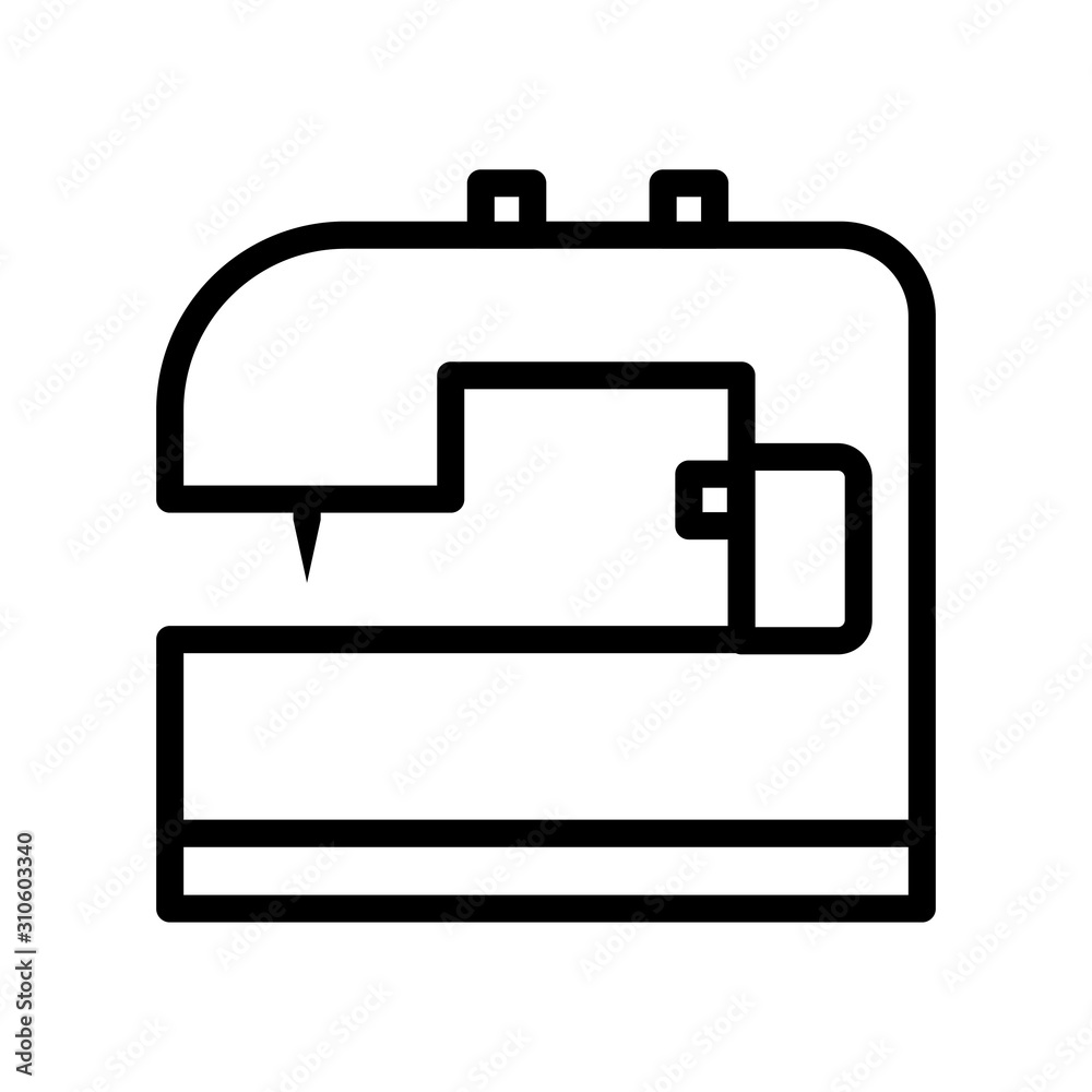 Handrawn line tailor set collection vector illustration isolated on white background Handrawn line tailor set collection vector illustration isolated on white background