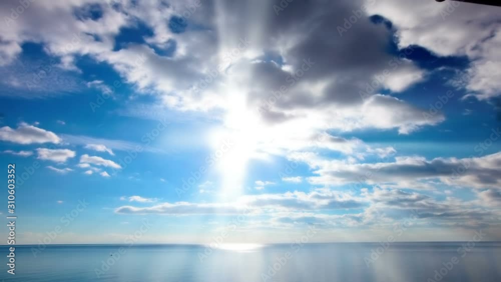 sky and clouds. time lapse.