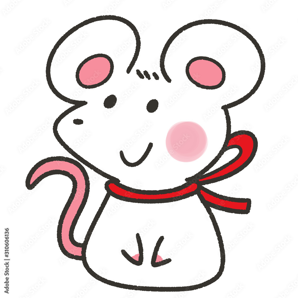 年の干支のかわいいねずみ Stock Illustration Adobe Stock 年の干支のかわいいねずみ Stock Illustration Adobe Stock