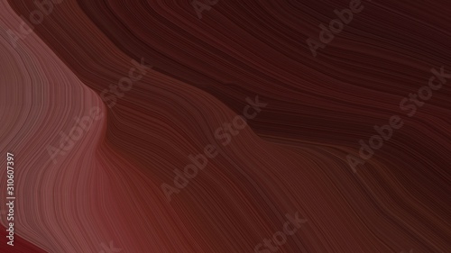 simple colorful abstract waves design with very dark pink, old mauve and very dark red color