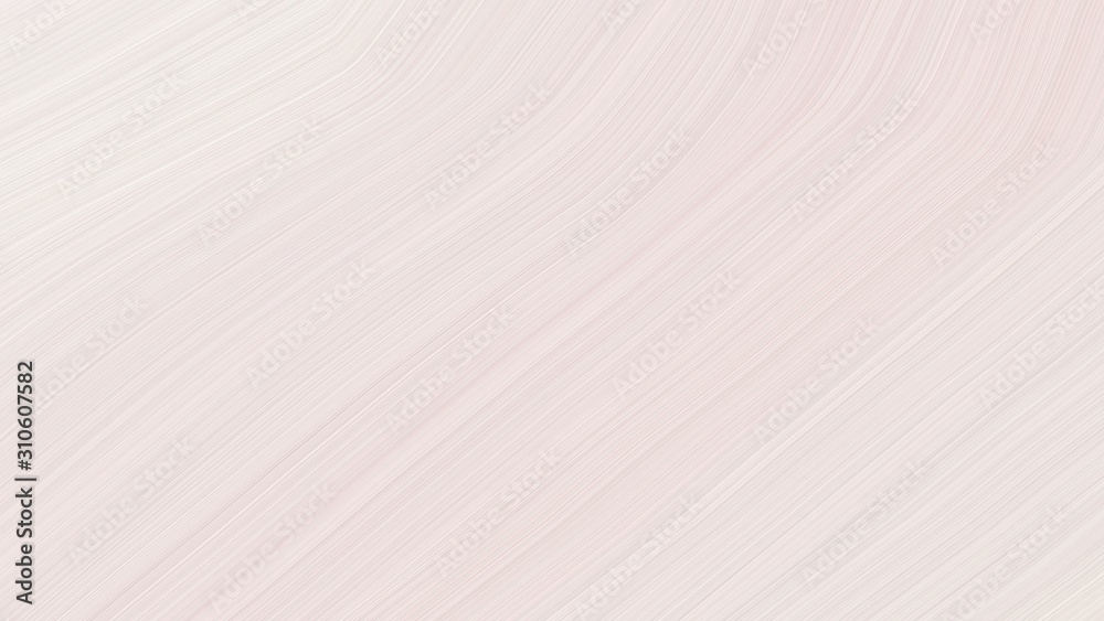 simple colorful modern waves background illustration with antique white, linen and lavender blush color
