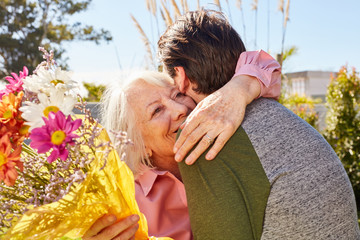 Mother thanks for the flowers for Mother's Day