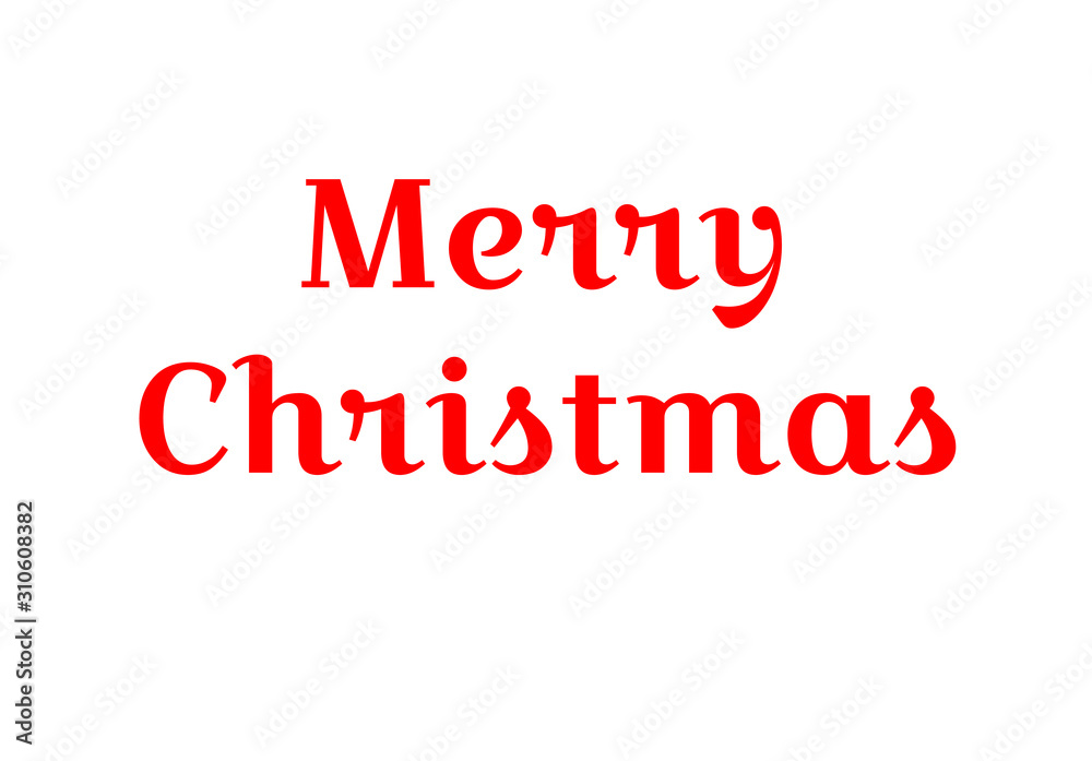 Merry Christmas lettering calligraphy. Merry Christmas text label design