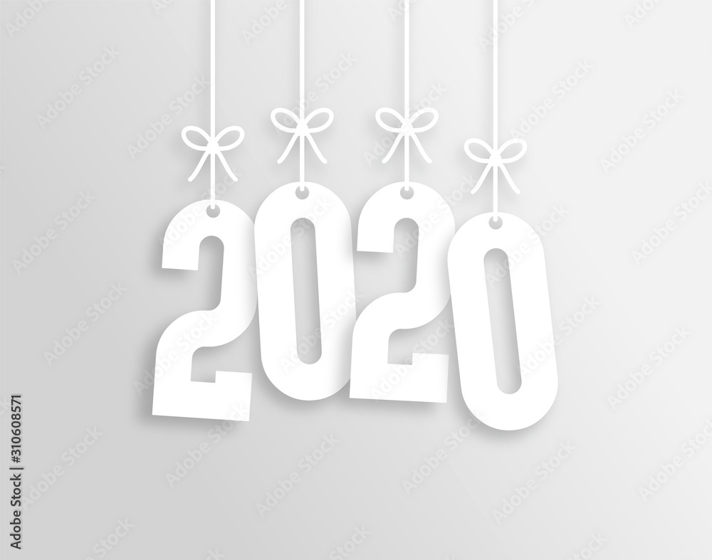 2020 Trendy Colorful Vector Backgorund
