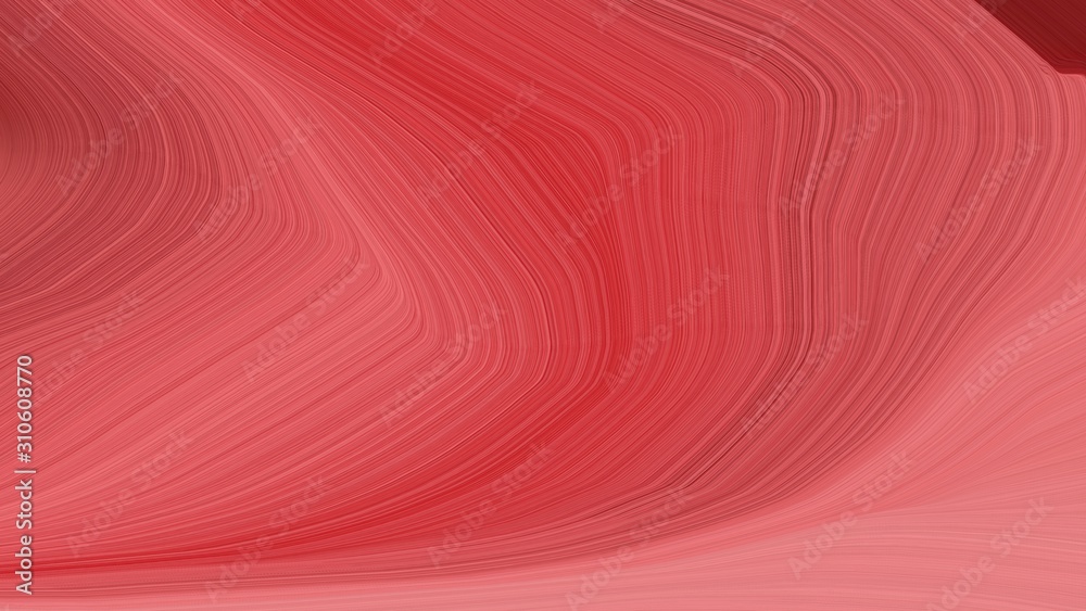 simple colorful smooth swirl waves background design with moderate red, indian red and firebrick color