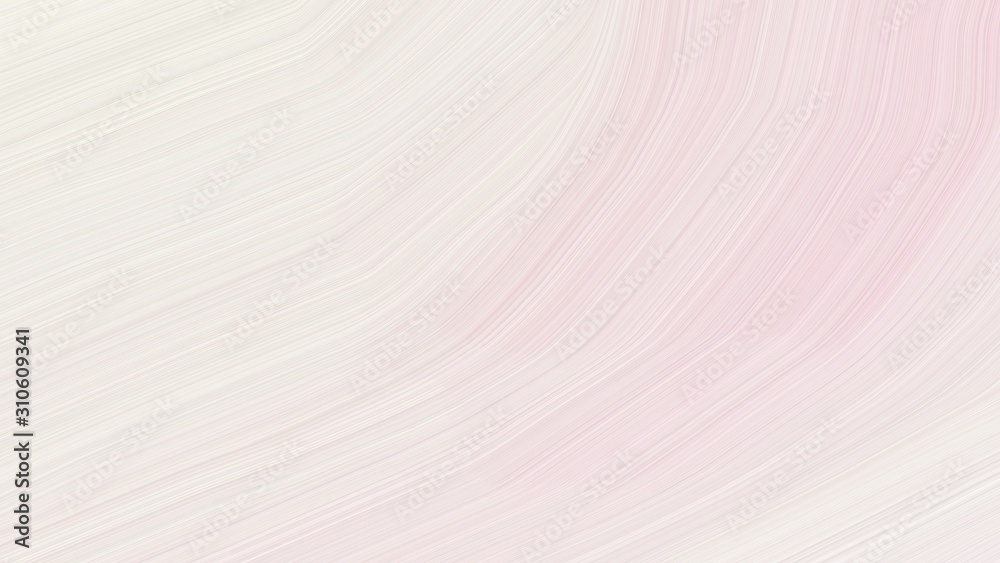 simple colorful modern curvy waves background design with misty rose, sea shell and thistle color