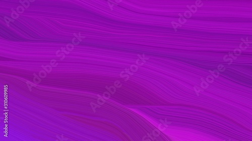 simple colorful modern soft swirl waves background illustration with dark magenta, dark violet and dark orchid color