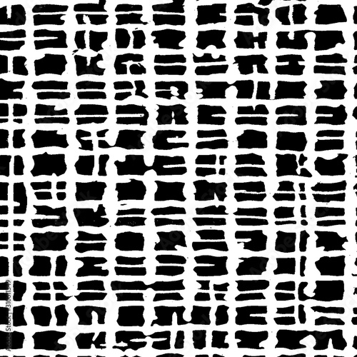 Distress thread used texture. Grunge rough dirty background. Shabby black cotton cover. Overlay aged messy grainy template. Cloth linen sack backdrop. Empty aging design element