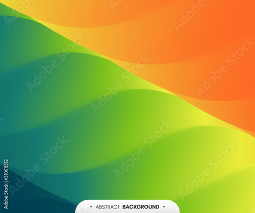 Abstract background with dynamic effect. Creative design poster with vibrant gradients. Vector Illustration for advertising, marketing, presentation. Mobile screen.