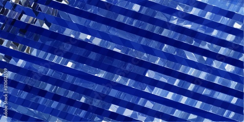 shiny futuristic modern stripes art with midnight blue, light steel blue and steel blue colors