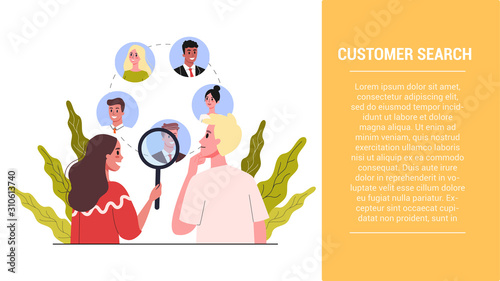 Start up steps idea. Searching customers phase. Customer retention strategy.