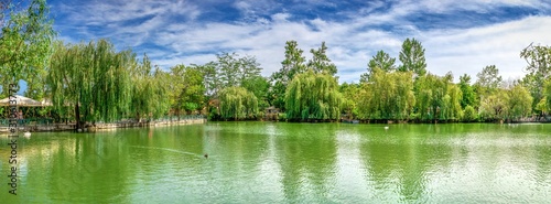 Lake in the park Ravadinovo castle  Bulgaria