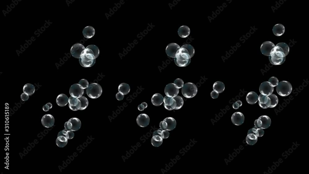 Beautiful Motion Through the Underwater Bubbles Cloud on Black Backgrounds. Loop-able 3d Animation of Fast Flowing Bubbles Mass. Beautiful Motion Through the Underwater Bubbles Cloud on Black Backgrounds. Loop-able 3d Animation of Fast Flowing Bubbles Mass.