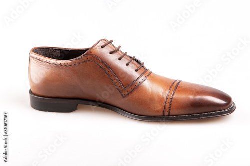 brown leather shoes