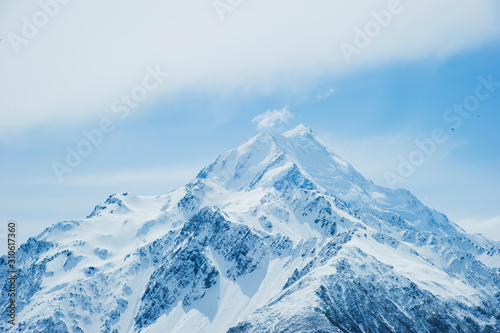 Mt Cook, the tallest mountain in New Zealand photo