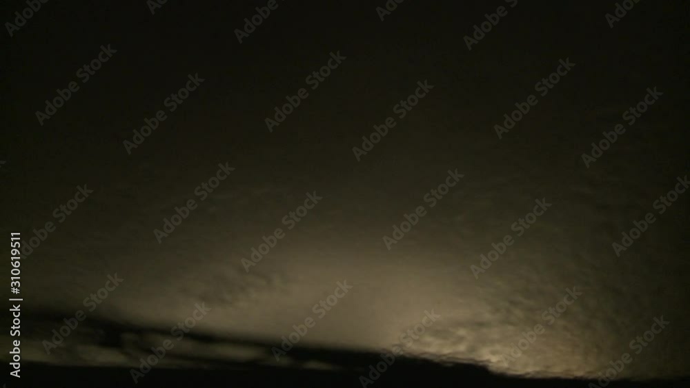 Windshield Lashed By Blinding Hurricane Rain - Fitow Windshield Lashed By Blinding Hurricane Rain - Fitow