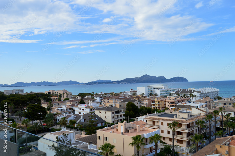 Can Picafort beach in Palma de Mallorca, Spain