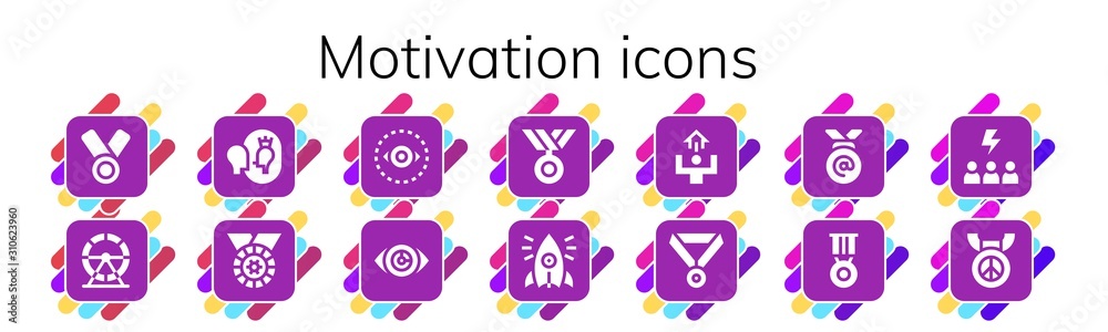 Modern Simple Set of motivation Vector filled Icons Modern Simple Set of motivation Vector filled Icons