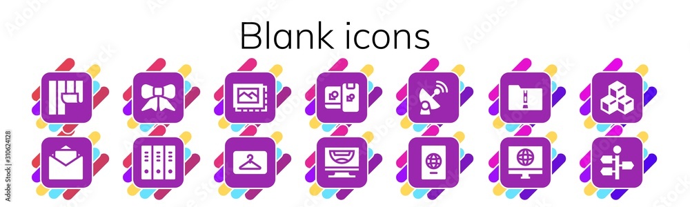 blank icon set blank icon set