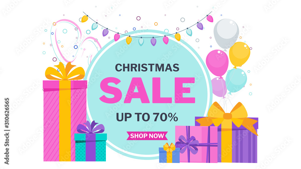 Christmase sale. Flyer, banner. Christmase sale. Flyer, banner.