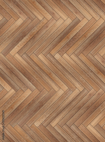 Seamless wood parquet texture herringbone light brown © Dmitry