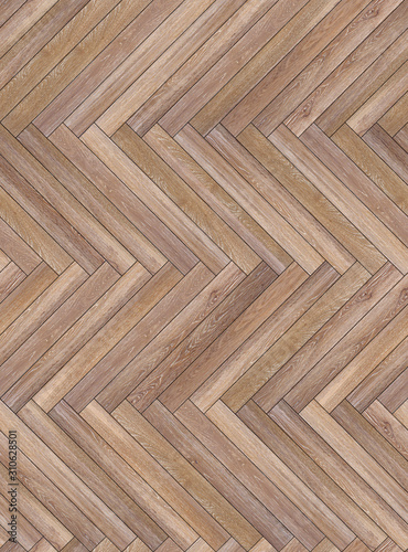Seamless wood parquet texture herringbone light brown