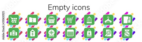 empty icon set